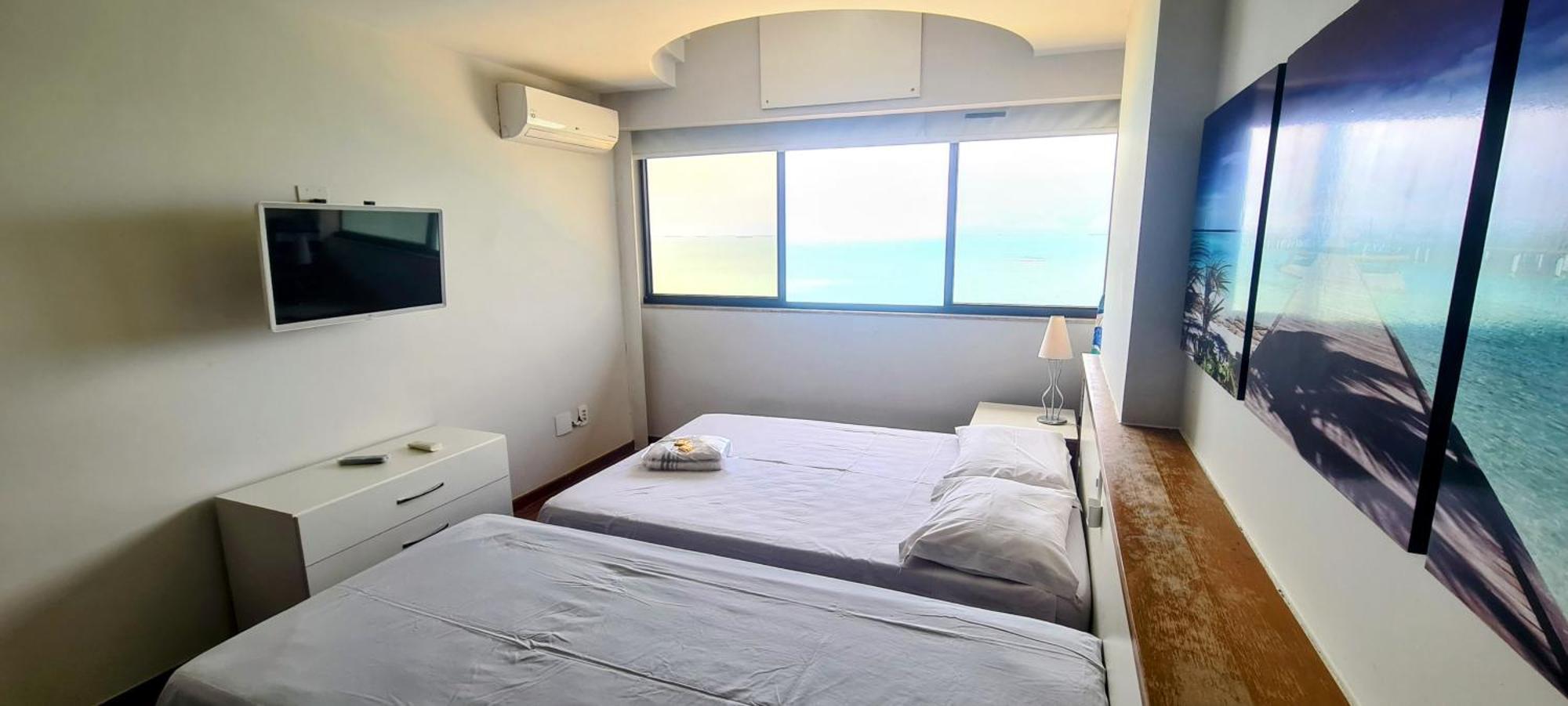 Flat Pasargada 906, Free Bikes, Pe Na Praia ヴィラ・ヴェーリャ エクステリア 写真