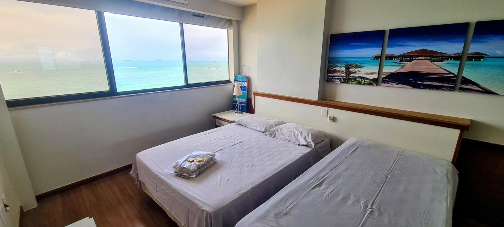 Flat Pasargada 906, Free Bikes, Pe Na Praia ヴィラ・ヴェーリャ エクステリア 写真
